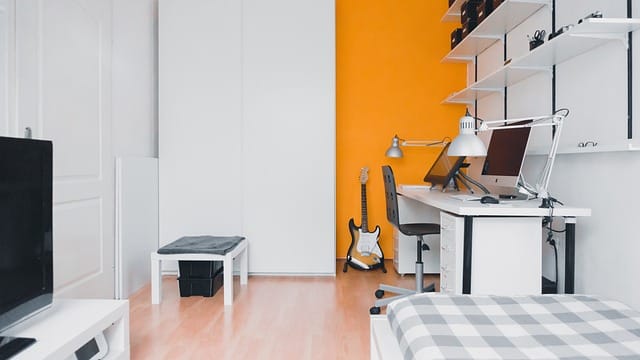 Custom home office remodeling in Jupiter FL with built-in workspace